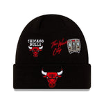 New Era Unisex Chicago Bulls City Transit Knit Hat Beanie 60224760 Black