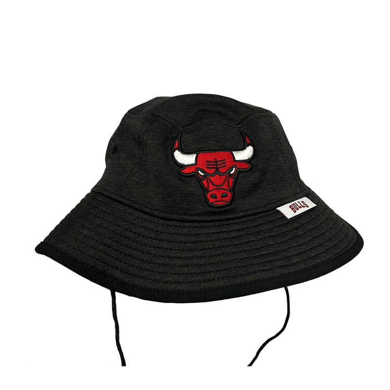 New Era Mens NBA Chicago Bulls Bucket Hat 60268181 Black Heather