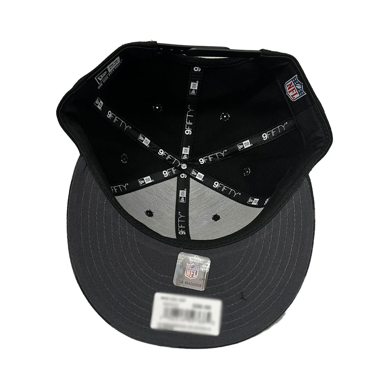 New Era Mens NFL New york Giants Camo Vize D3 9Fifty Snapback Hat 60270191 Black, Grey Undervisor