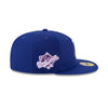 New Era Mens MLB Los Angeles Dodgers Side Patch Bloom 59Fifty Fitted Hat 60288185 Blue, Light Purple Undervisor