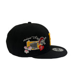 New Era Mens MLB Pittsburgh Pirates Icon E1 9Fifty Snapback Hat 60311061 Black, Grey Undervisor