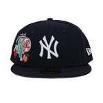 New Era Mens MLB New York Yankees Icon E1 9Fifty Snapback Hat 60311062 Navy, Grey Undervisor