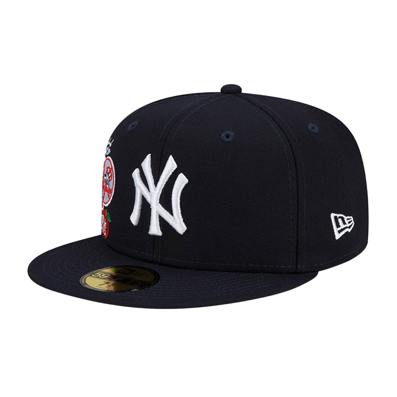 New Era Mens MLB New York Yankees Icon E1 9Fifty Snapback Hat 60311062 Navy, Grey Undervisor