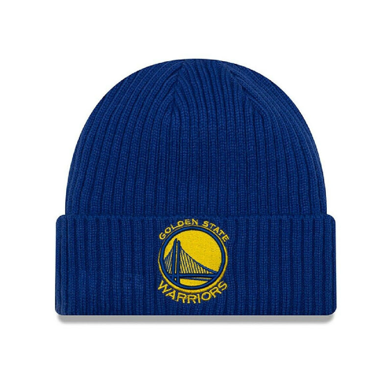 New Era Mens Golden State Warriors Core Classic Knit Hat Knit Beanie Royal