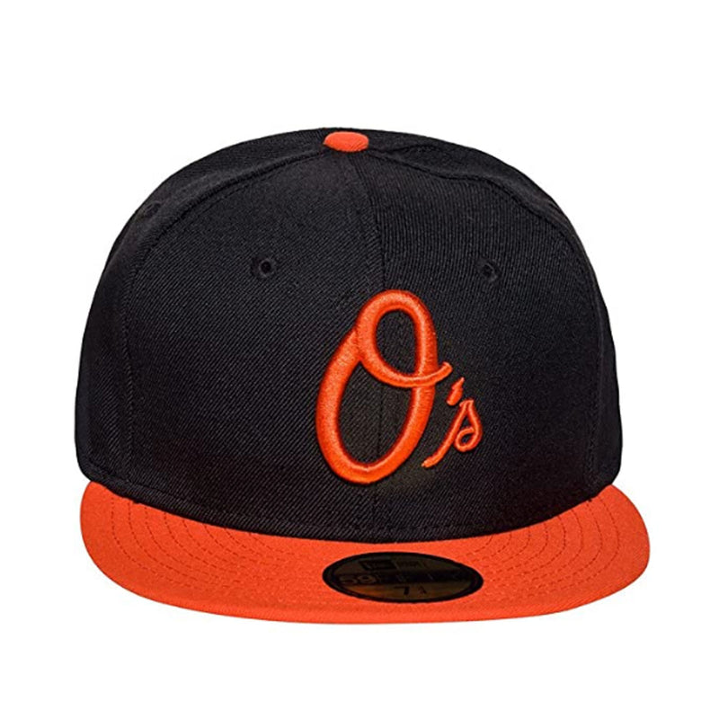 New Era Baltimore Orioles Fitted Blk Grey Bottom