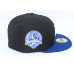 New Era Mens 59 Fifty Kansas City Royals 40Th Anniversary Fitted Hat 70279610 Blk/Ry