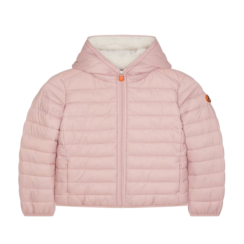 Save The Duck Girls Hooded Jacket 996 Blush Pink 16