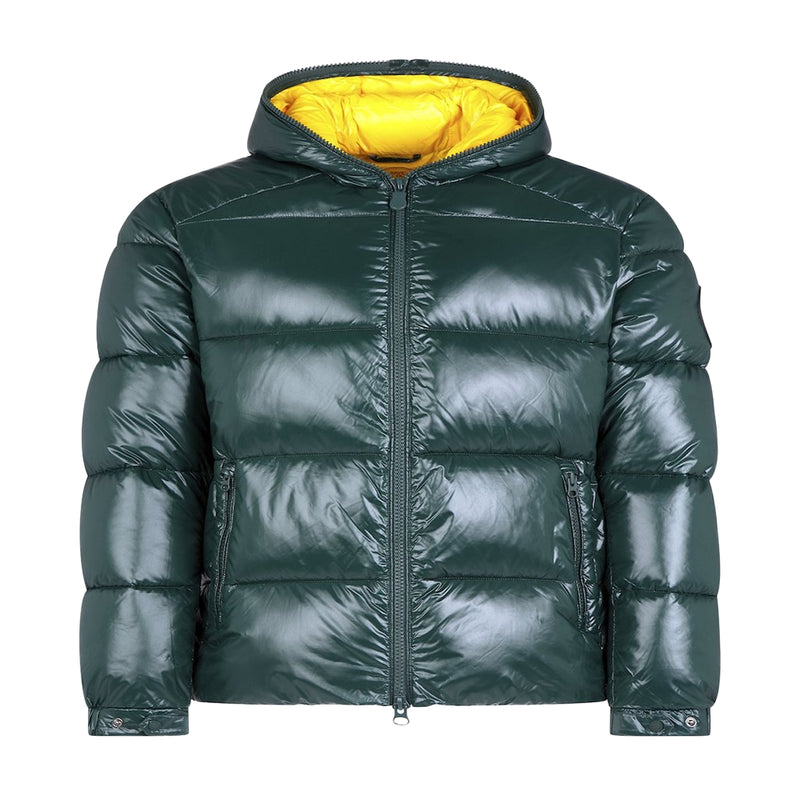 Save The Duck Mens Hooded Jacket 1475 Alpine Green Xl