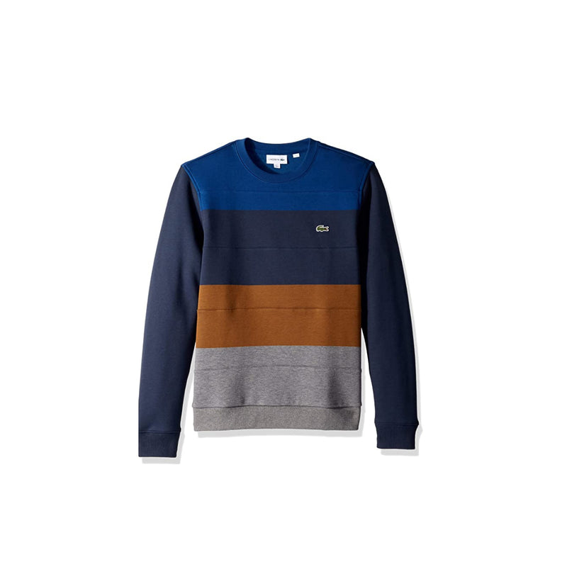 Lacoste Mens Long Sleeve Crewneck Sweatshirt SH1902-51-AS0 Blue