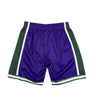 Mitchell & Ness Milwaukee Bucks Blown Out Fashion Short SHORBW19147-MBUPURP- PURP Purple