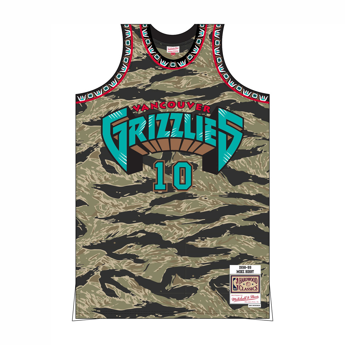 Mitchell & Ness Swingman Jersey Vancouver Grizzlies 1998-99 Mike Bibby-  Basketball Store