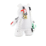 Sprayground Unisex Split The Check (Pearl) Money Bear Teddybear Backpack 910B4079NSZ White