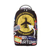 Sprayground Unisex Night Flight (DLXR) Backpack 910B4668NSZ Black/Yellow