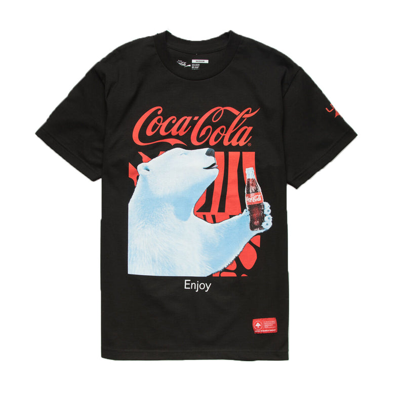 Lrg Mens Coca Cola Polar Bear Short Sleeve Tee R009Mscxx Black/Red/White