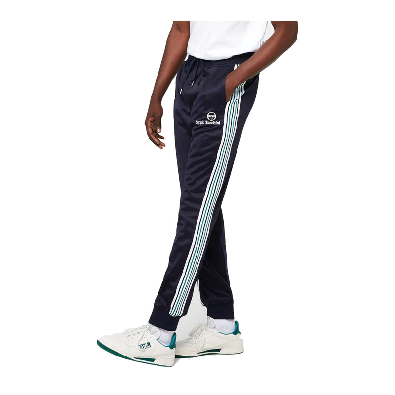 Sergio Tacchini Mens Anderson Track Pants STM25144-201 Night Sky/White/Green