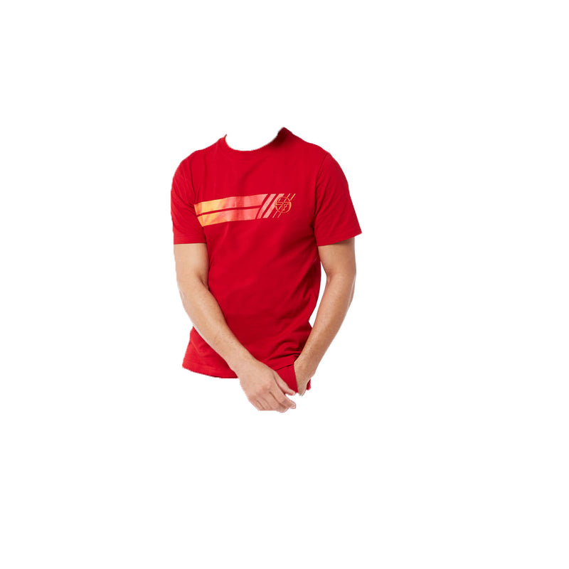 Sergio Tacchini Mens Velocita T-Shirt STMS2139118-650 Tango Red