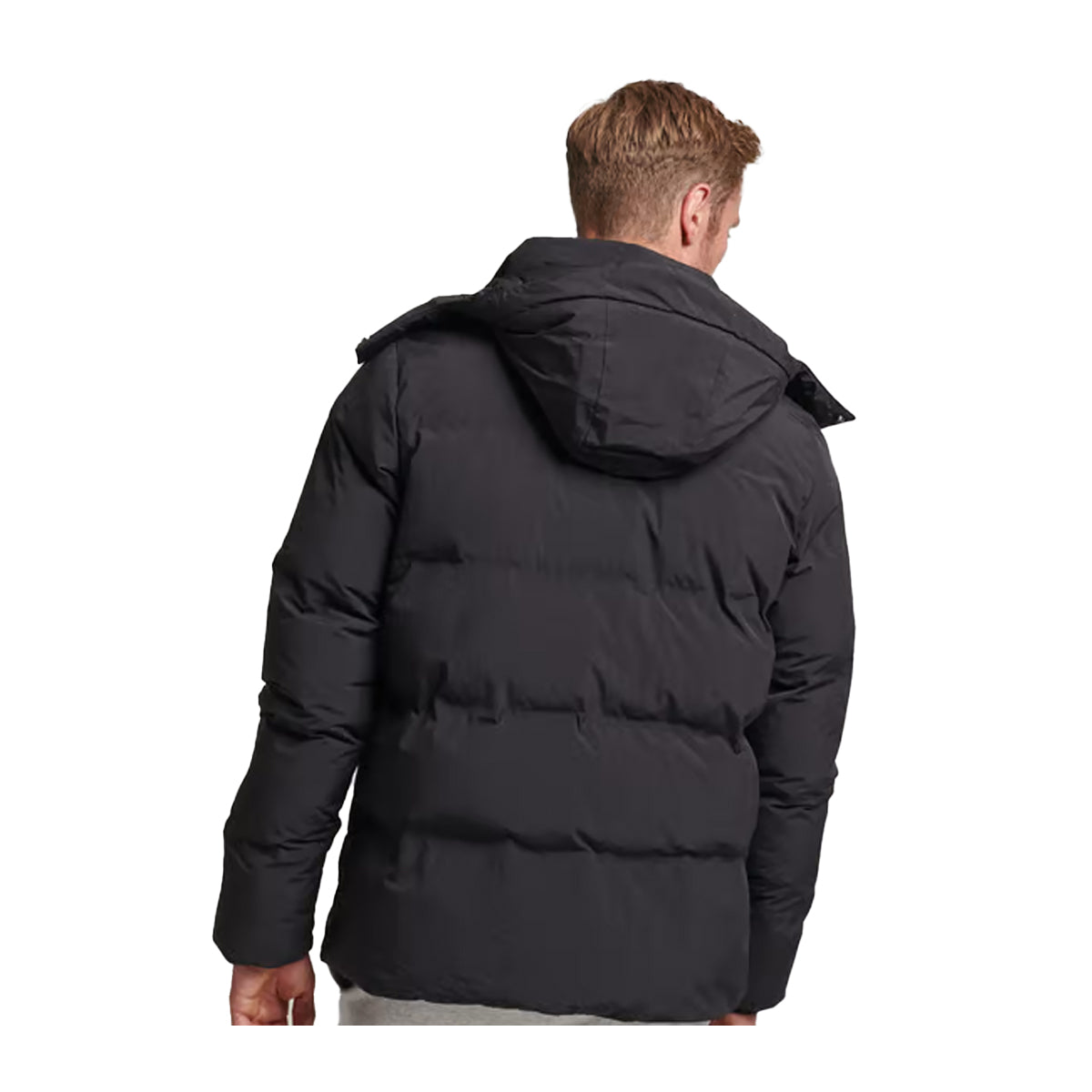 Superdry Mens Lounge Short | Black Puffer Boxy NY Jacket Premium MS311387A-02A
