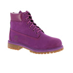 Timberland Big Kids 6" Premium Waterproof Boots, A1VAZ Bright Purple Nubuck