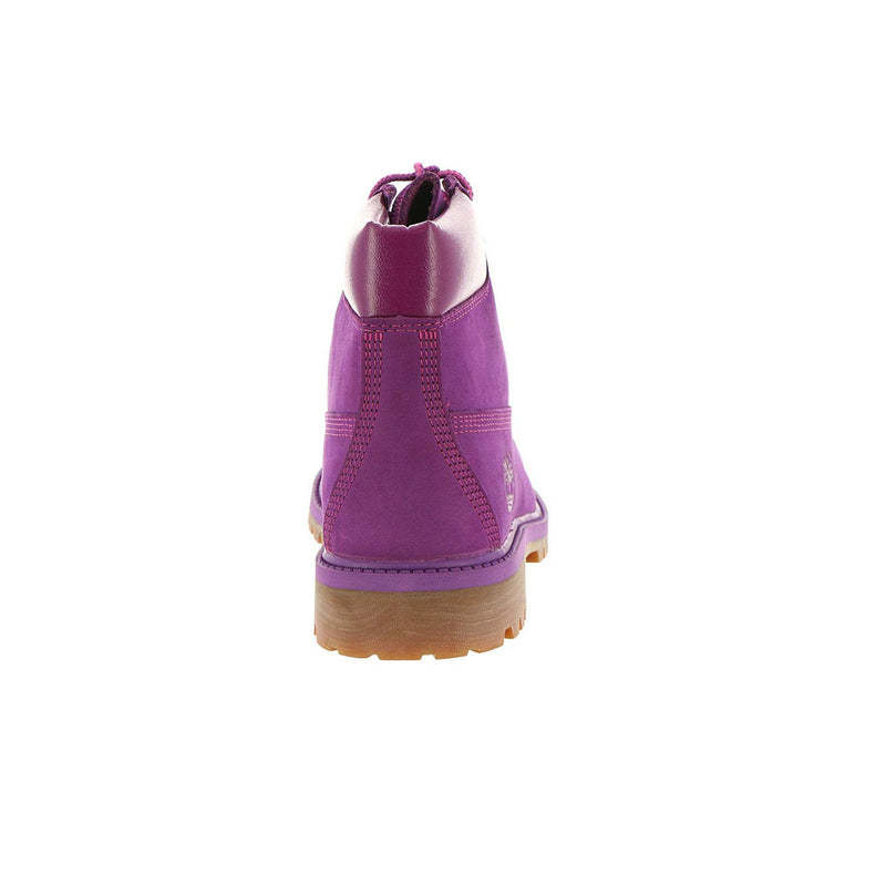 Timberland Big Kids 6" Premium Waterproof Boots, A1VAZ Bright Purple Nubuck