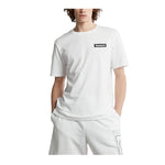 Timberland Mens Ss Woven Badge Crewneck T-Shirt TB0A26S7-100 White