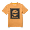 Timberland Mens Ss Stack L Crewneck T-Shirt TB0A2AJ1-P57 Wheat/Black