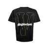 Vlone Mens Neighbourhood Skull T-Shirt TS1765-GRN Green