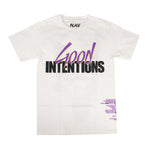 Vlone Mens Nav Good Intensions T-Shirt NAV-GIWHT White
