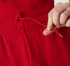 Lacoste Mens Fleece Track Pants XH0706-HC3 Red/Navy Blue